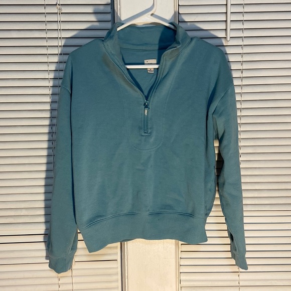 Fleece quarter zip sweatshirt - Picture 1 of 4